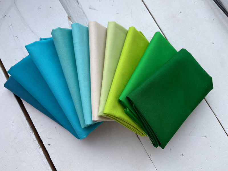 Caribbean Vacation - Northcott Colorworks - Fat Quarter Bundle