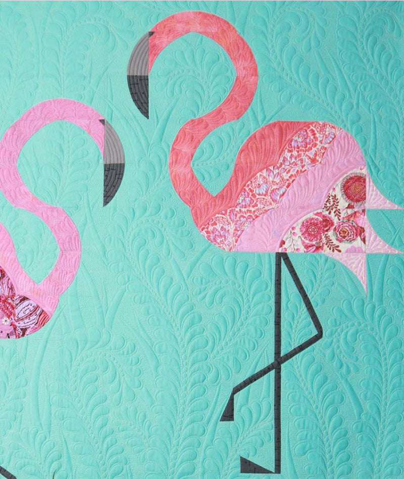 Mod Flamingos pattern by Sew Kind of Wonderful