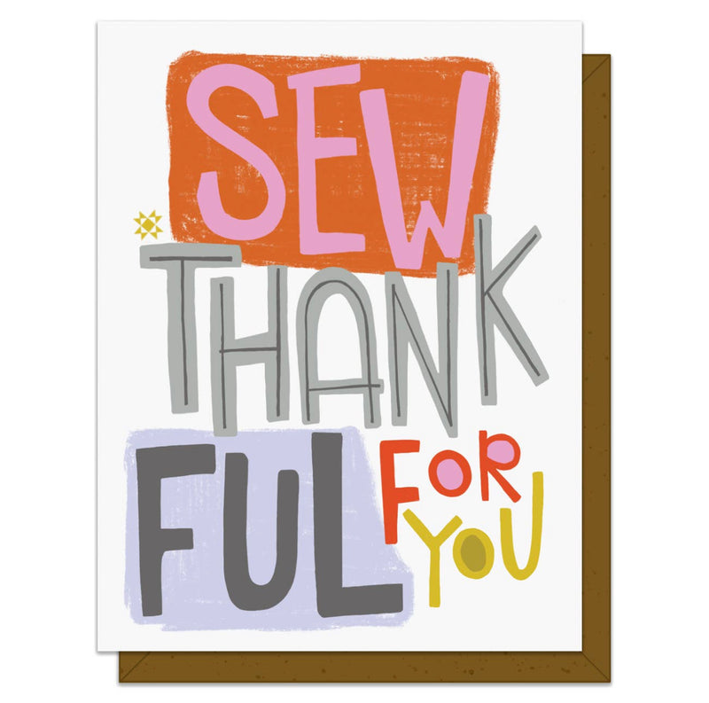 Greeting Card - sew Thankful ...