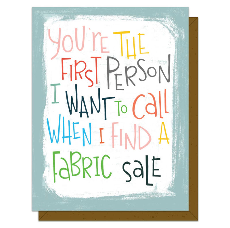 Greeting Card - You're The First Person ...