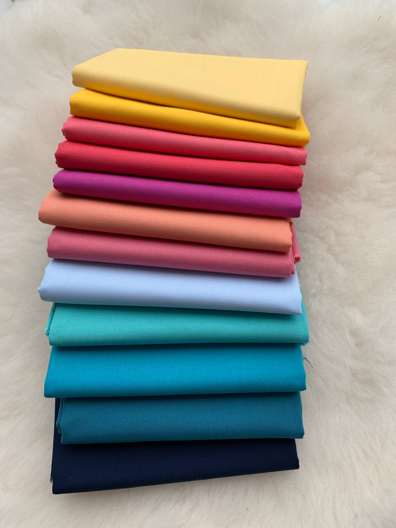 Over the Rainbow- Northcott Colorworks - Fat Quarter Bundle